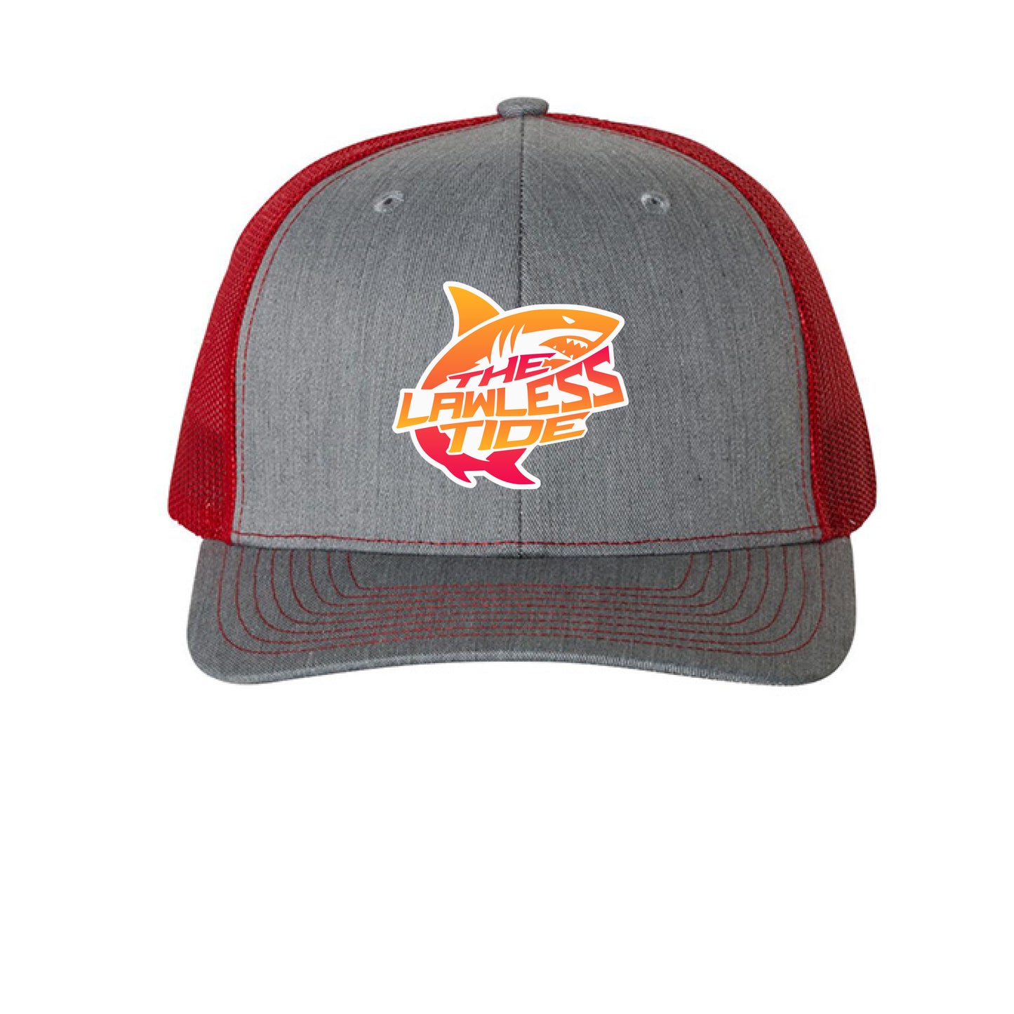 Heather Grey/ Red - FRONT