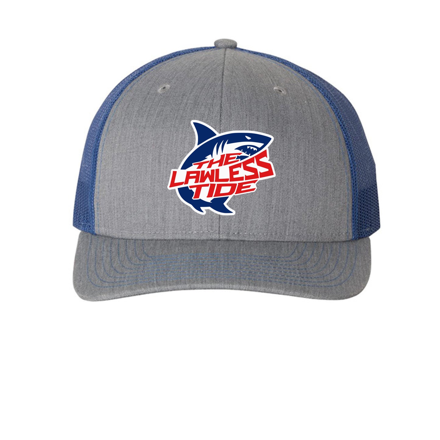Heather Grey/ Royal - FRONT
