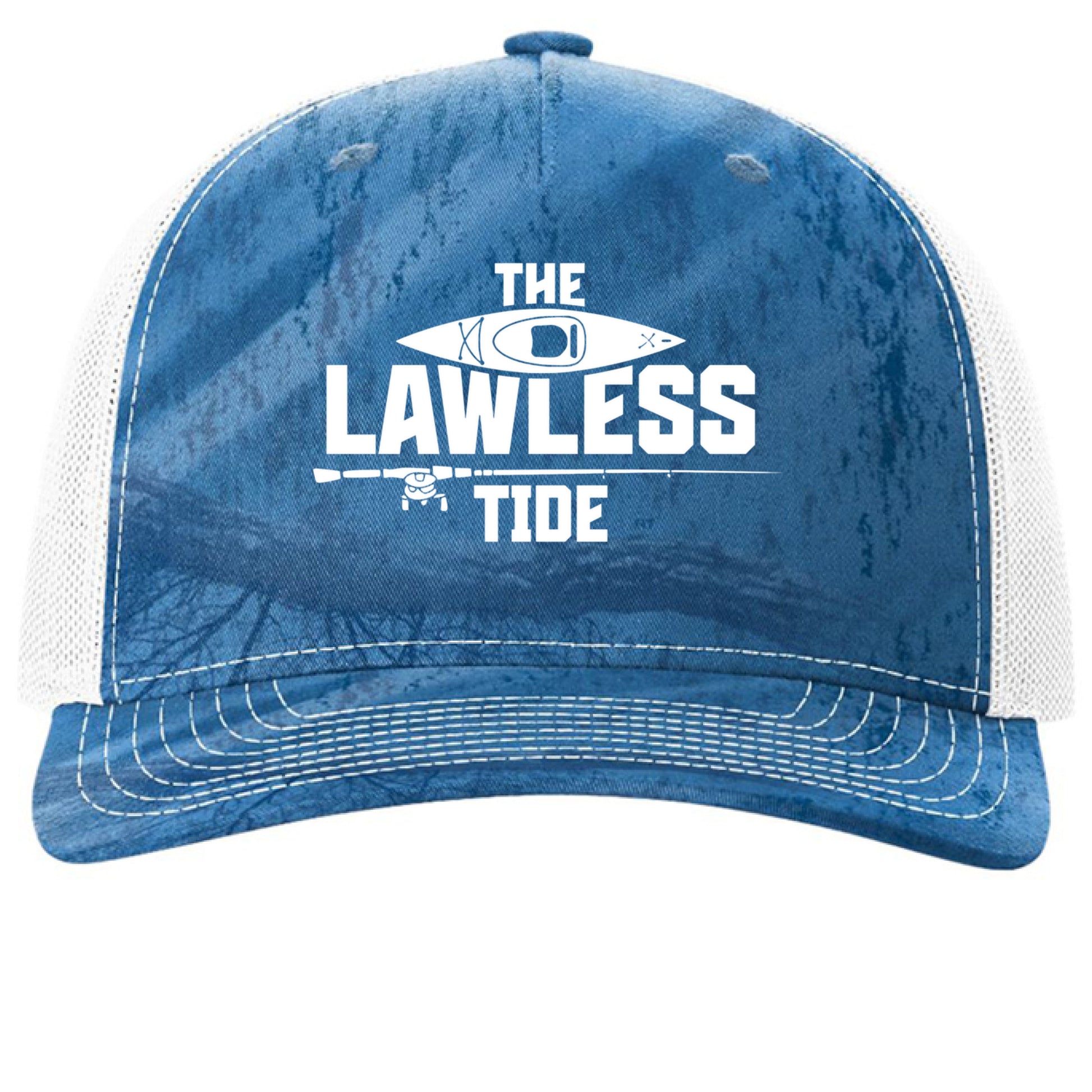 Realtree Fishing Light Blue/ White - FRONT